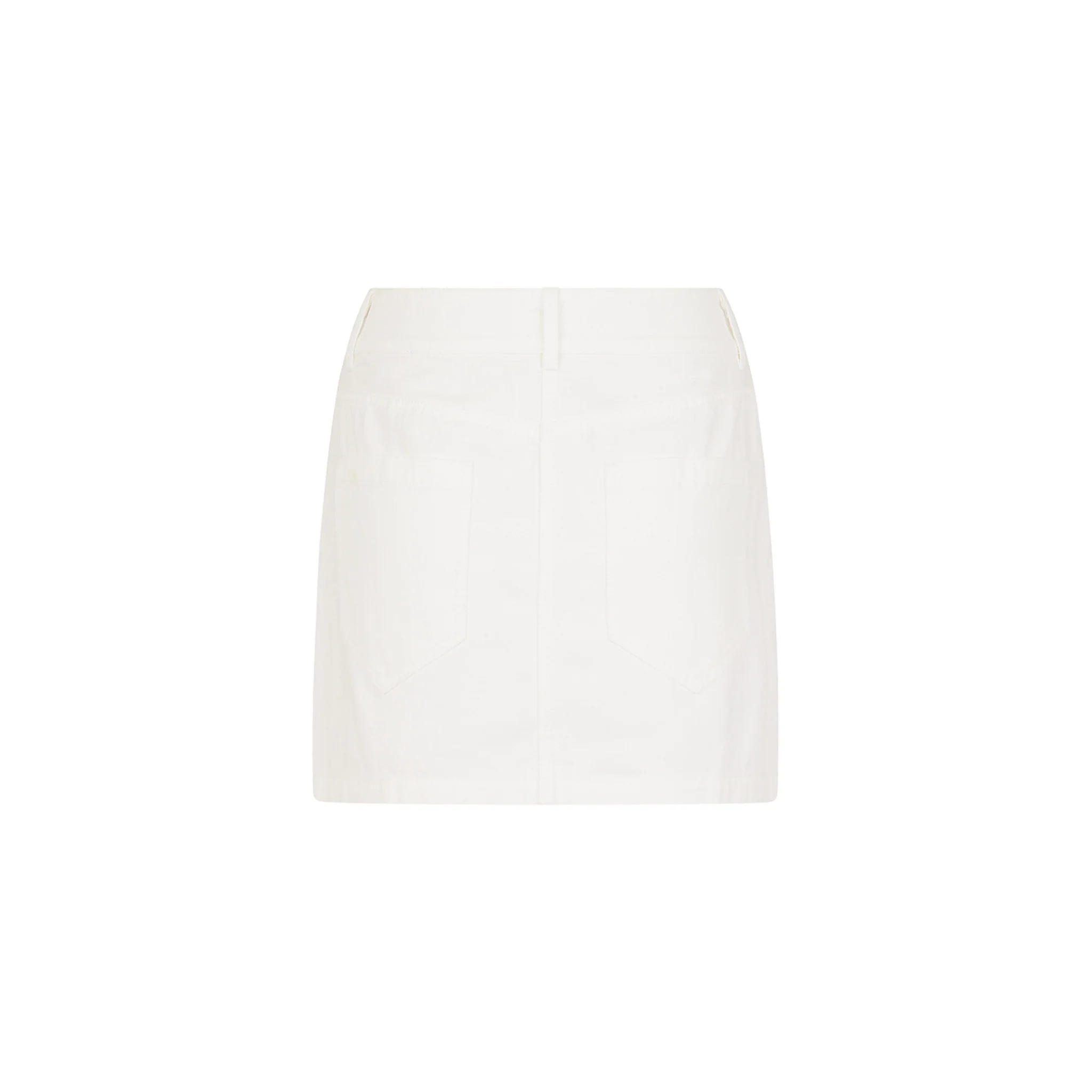 Applique Jean Mini Skirt - Chantilly Denim - Image 11