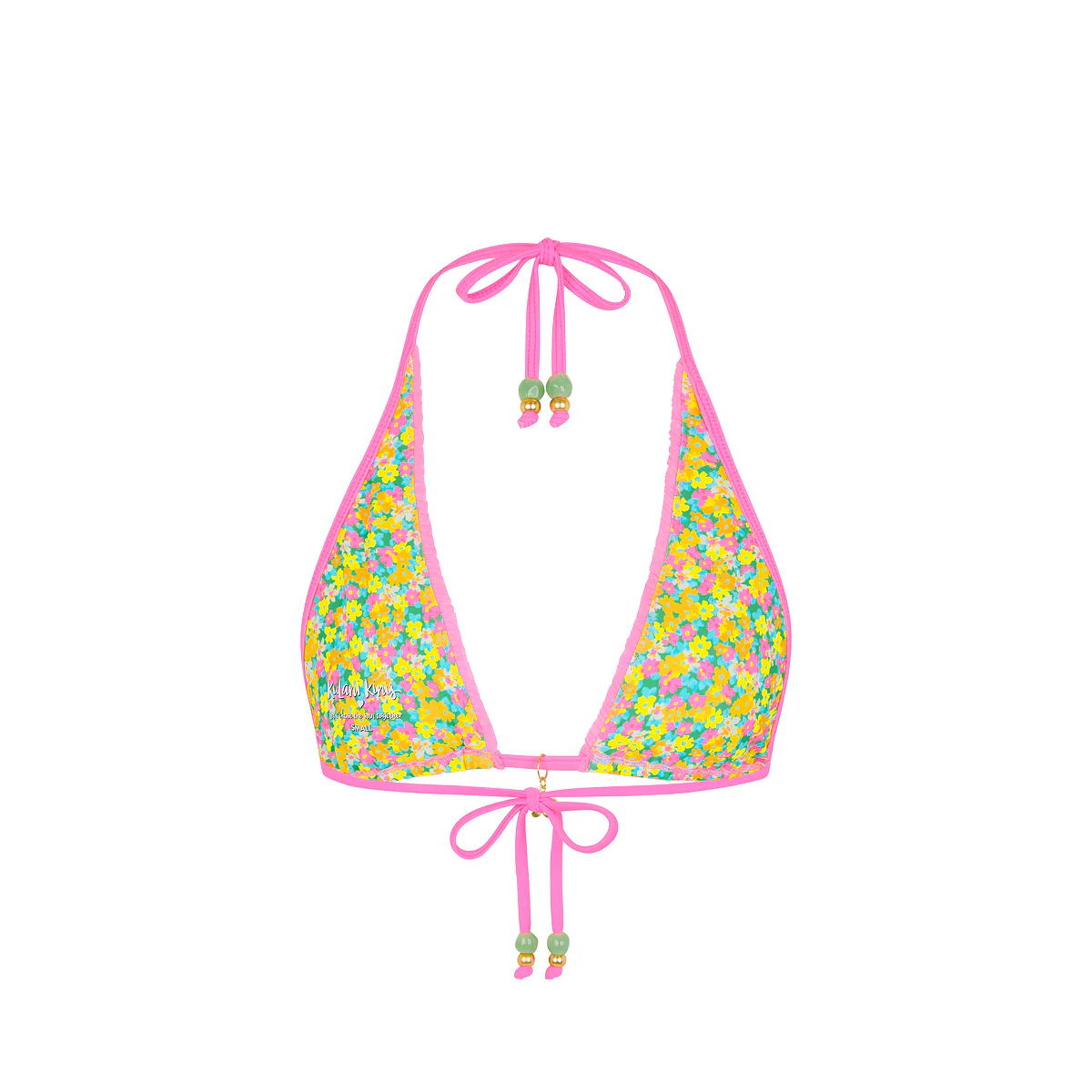 Decorative Bind Halter Bikini Top - Hula Honey - Image 8