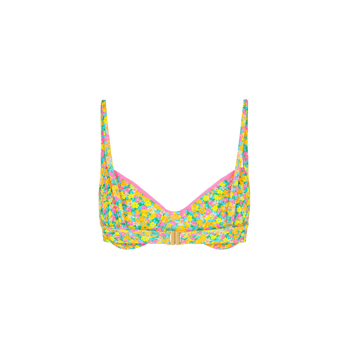 Decorative Ditzy Underwire Bikini Top - Hula Honey - Image 8