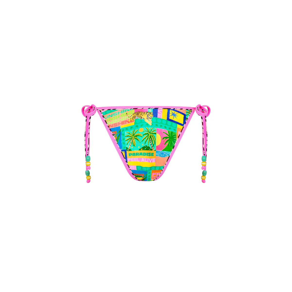 Double Bind Cheeky Tie Bikini Bottom - Sun Honey - Image 10