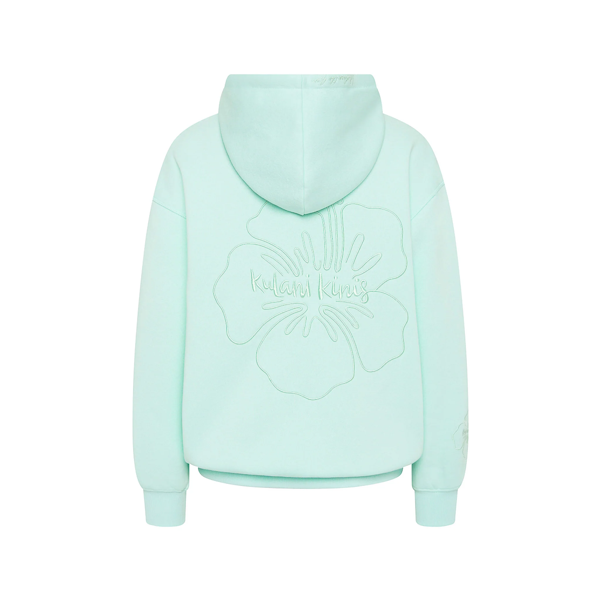 Embroidered Hoodie - Jelly Mint - Image 11