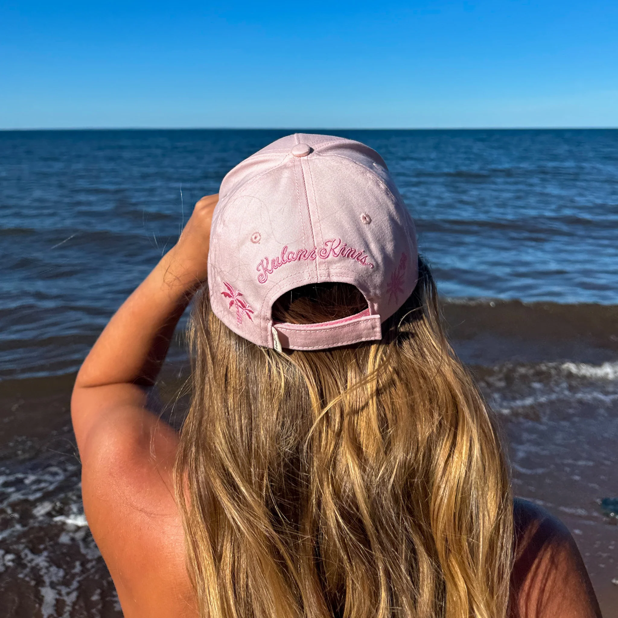 Essential Logo Cap - Pink Prosecco - Image 9