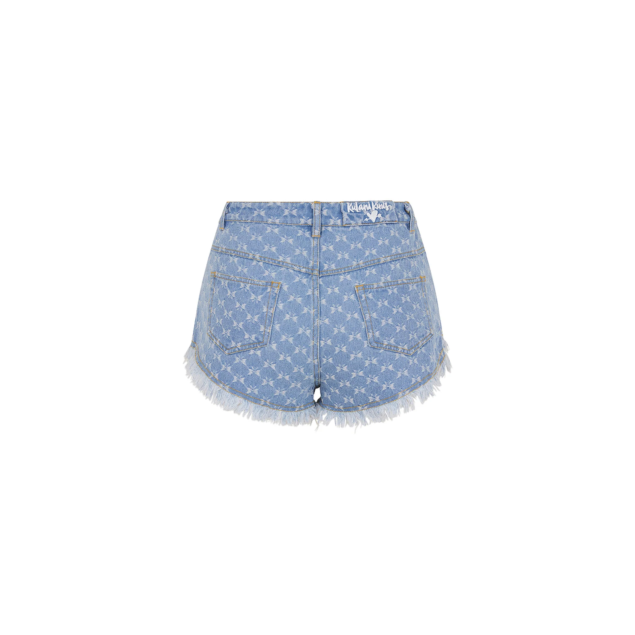 Frayed Jean Shorts - Darling Denim - Image 10