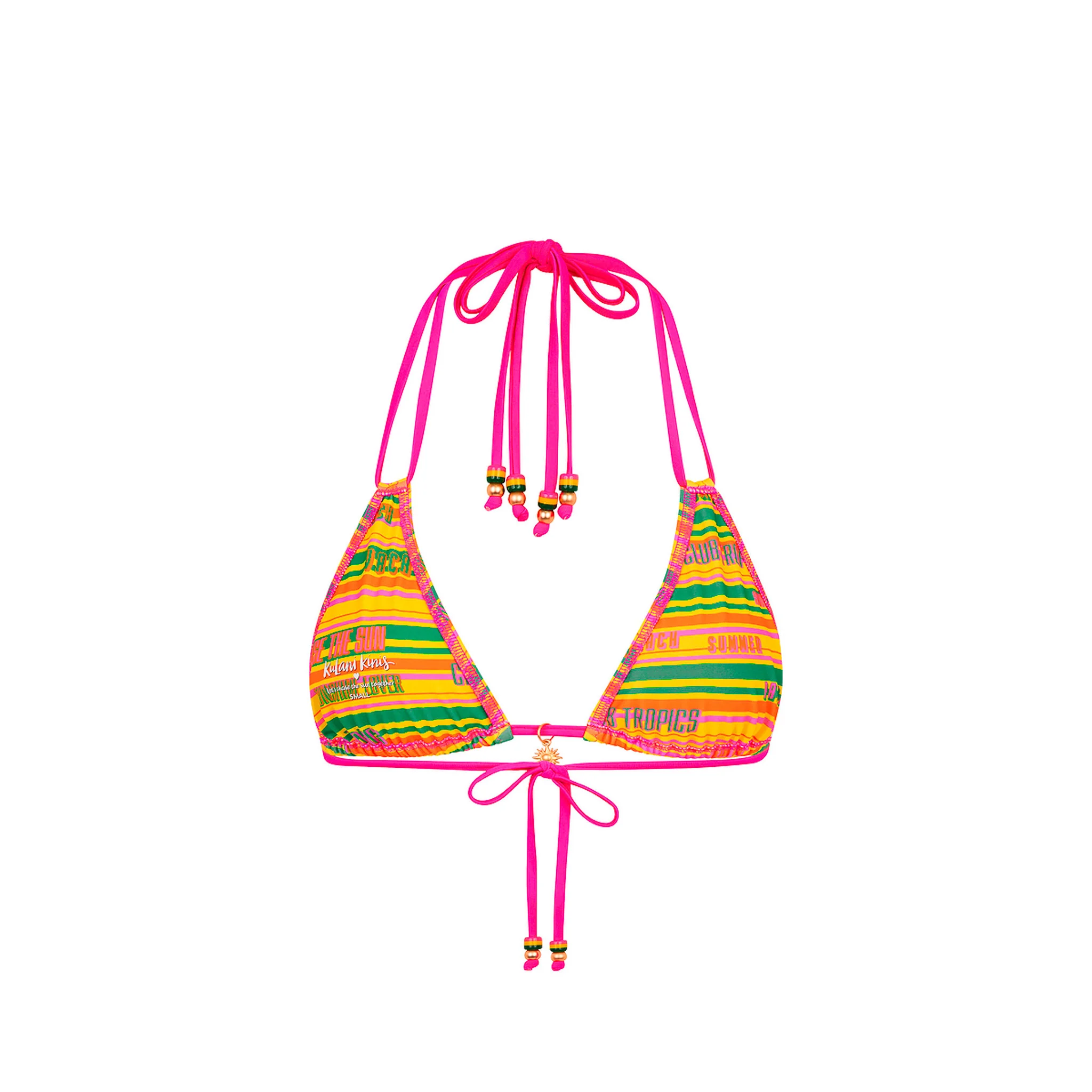 Halter Bralette Bikini Top - Sunshine Lover - Image 10