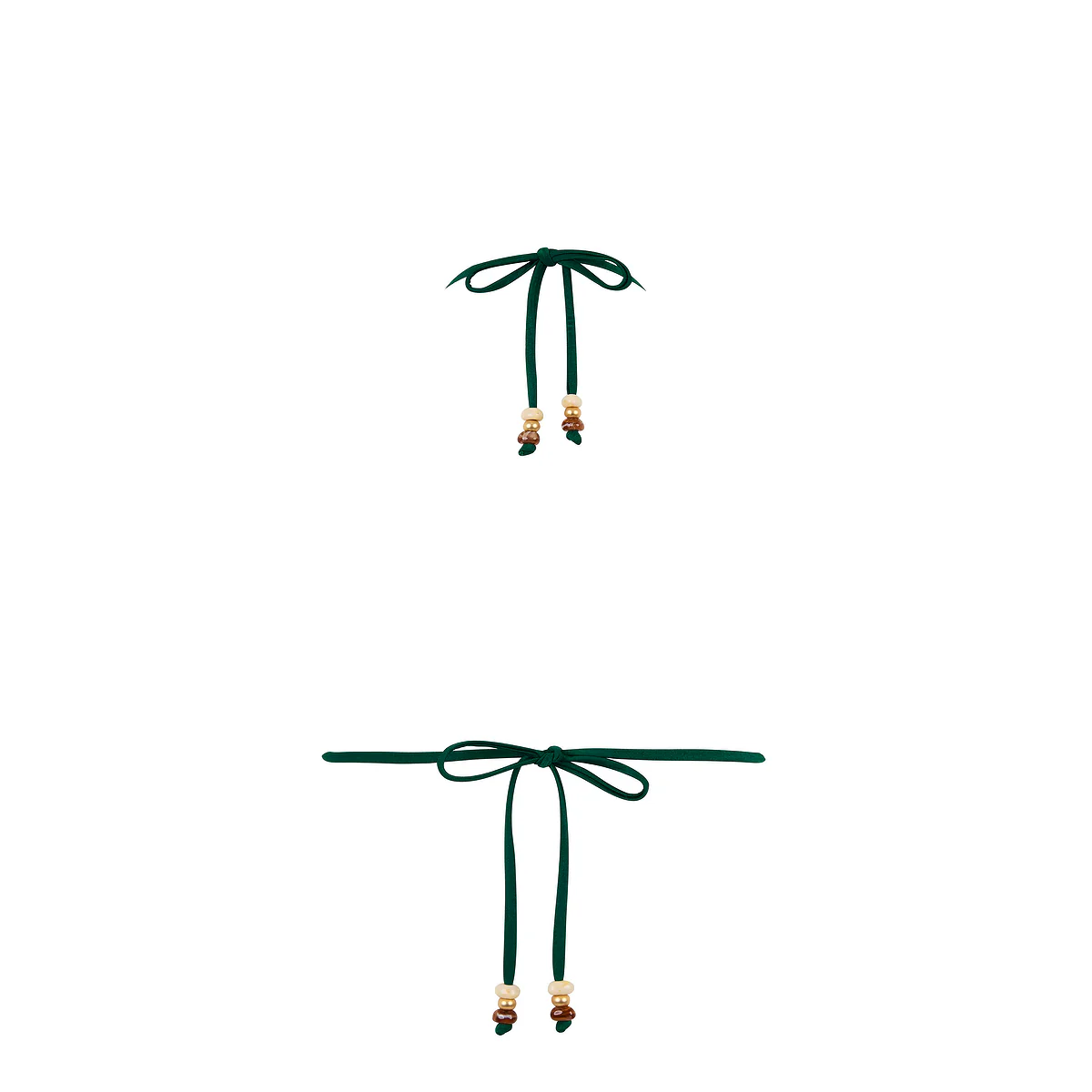 Lettuce Edge Bralette Bikini Top - Emerald Tides - Image 12