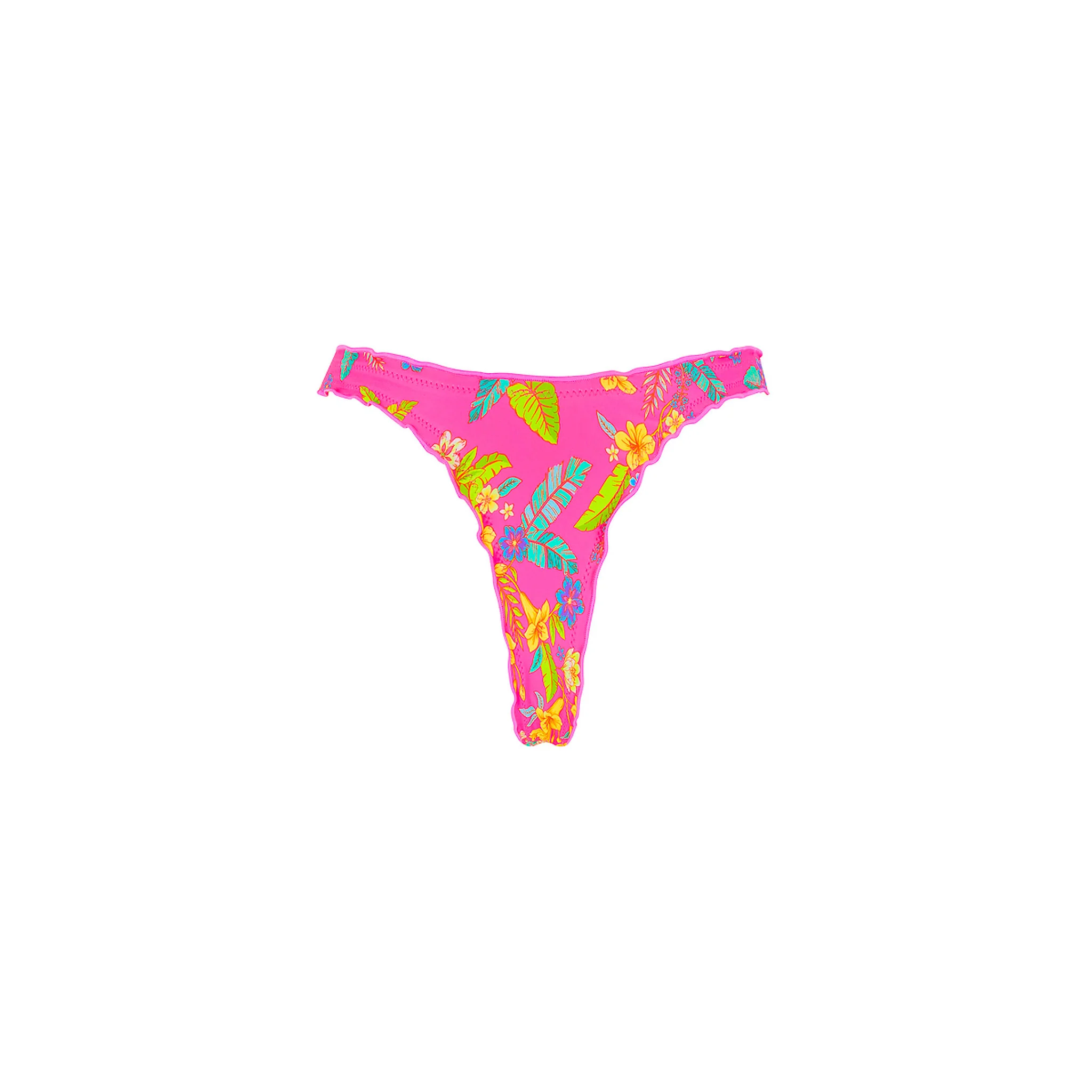 Lettuce Edge Thong Bikini Bottom - Viva Vacation - Image 10