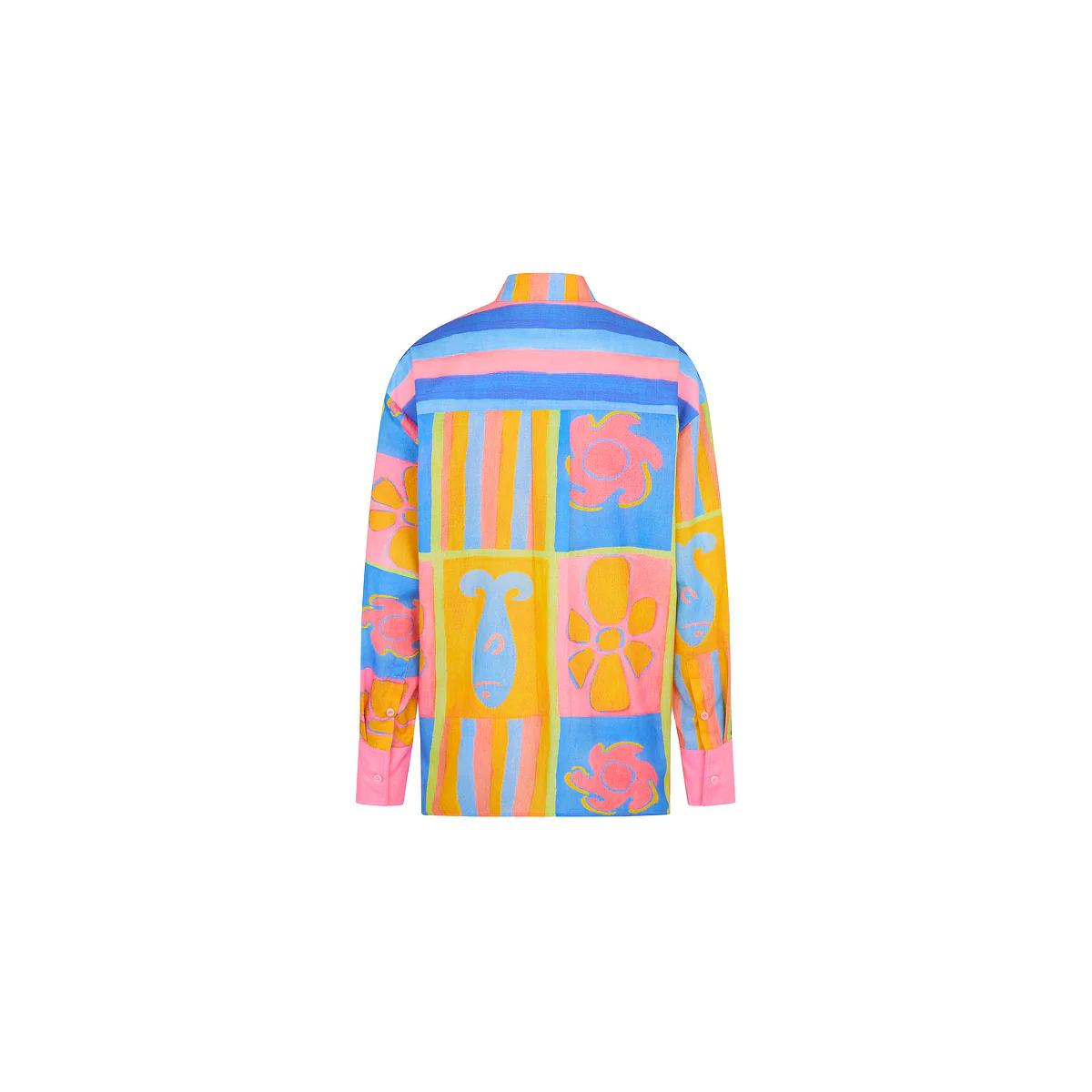 Long Sleeve Beach Shirt - Seaside Stripe - Image 6