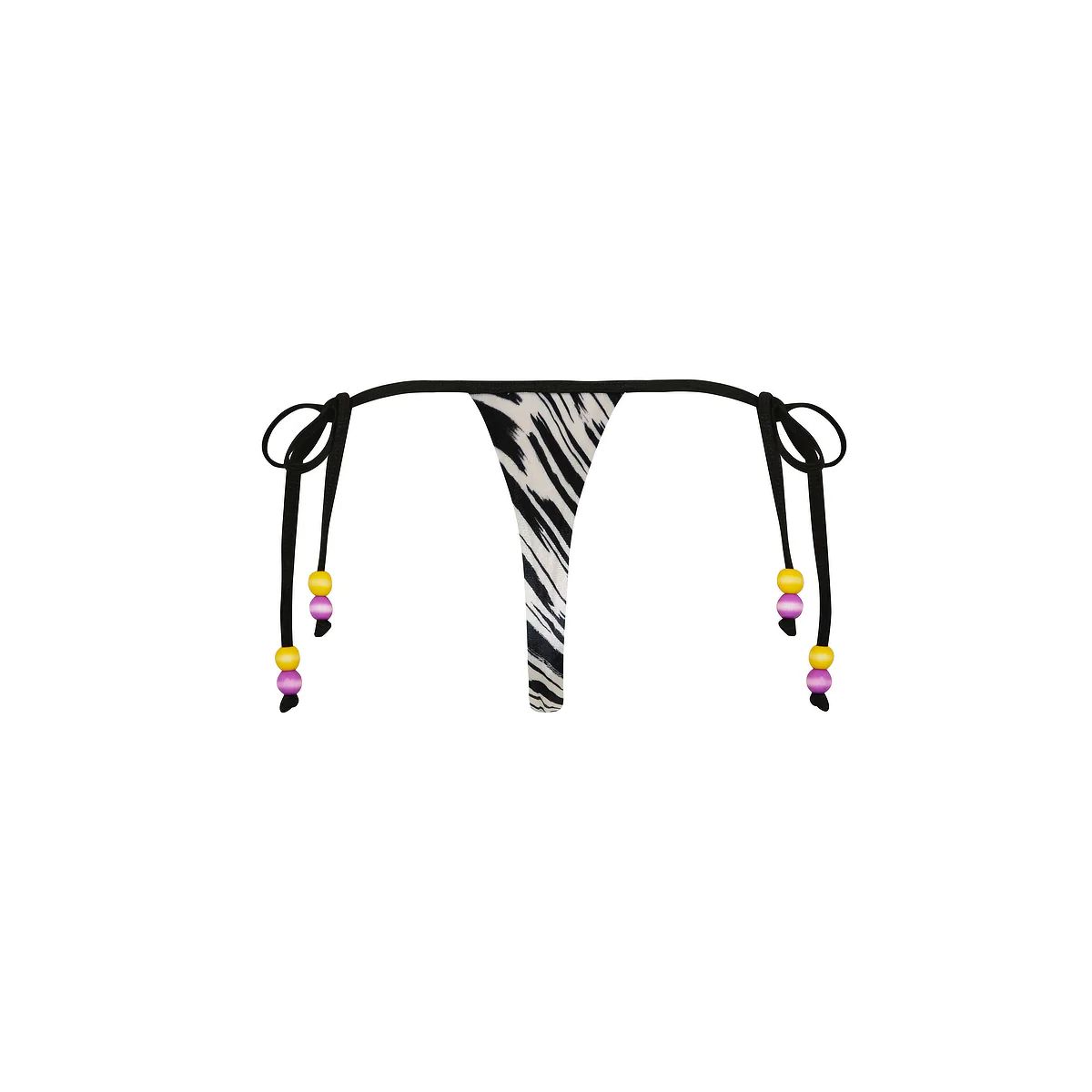Micro Thong Tie Side Bikini Bottom - Wild Honey - Image 8
