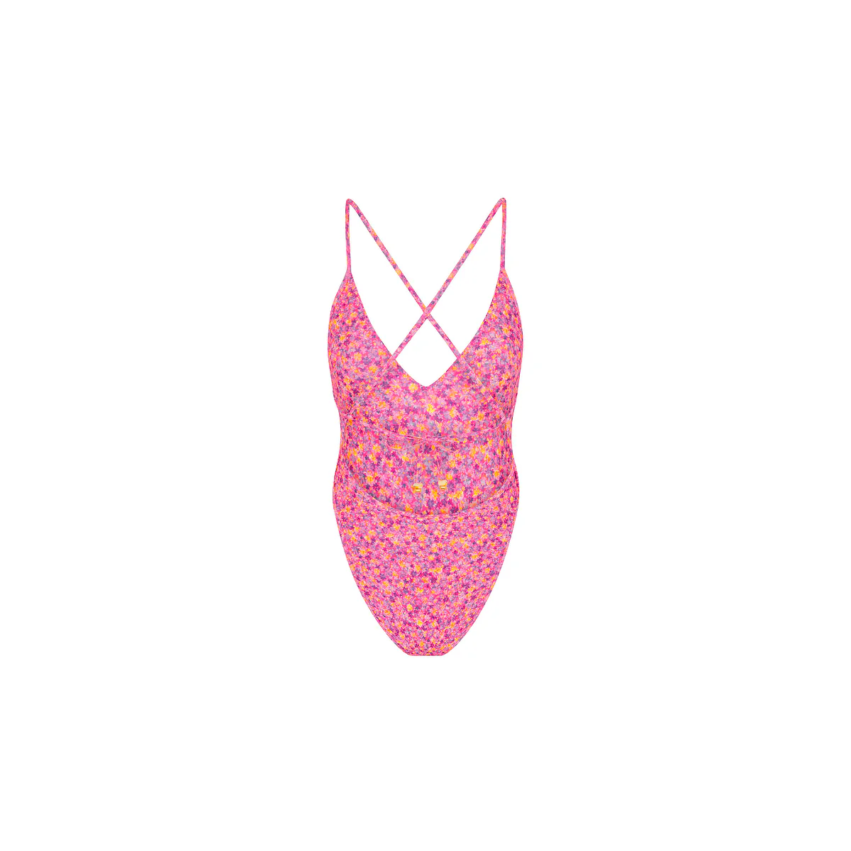 Plunge Cross Back One Piece - Gelato Bloom - Image 7