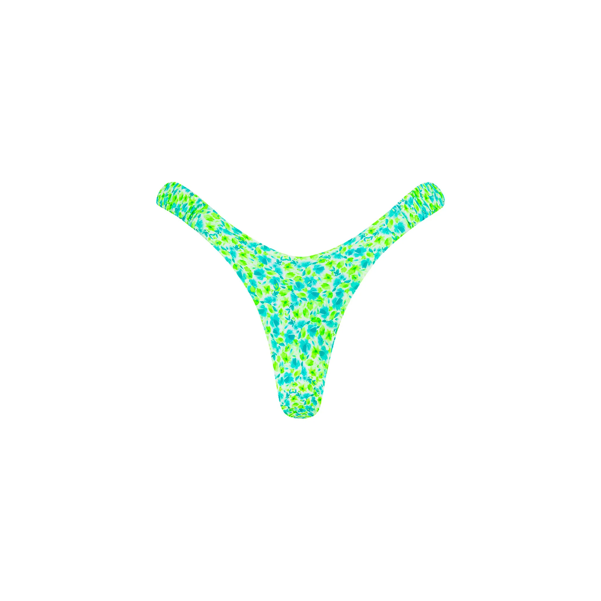 Retro Y Thong Bikini Bottom - Apple Blossom - Image 11
