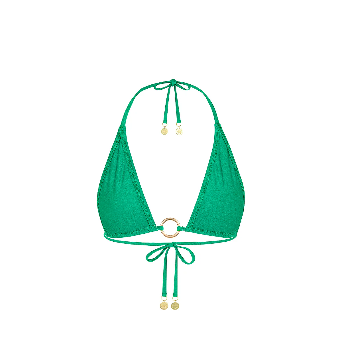 Ring Halter Bikini Top - Island Lush - Image 11