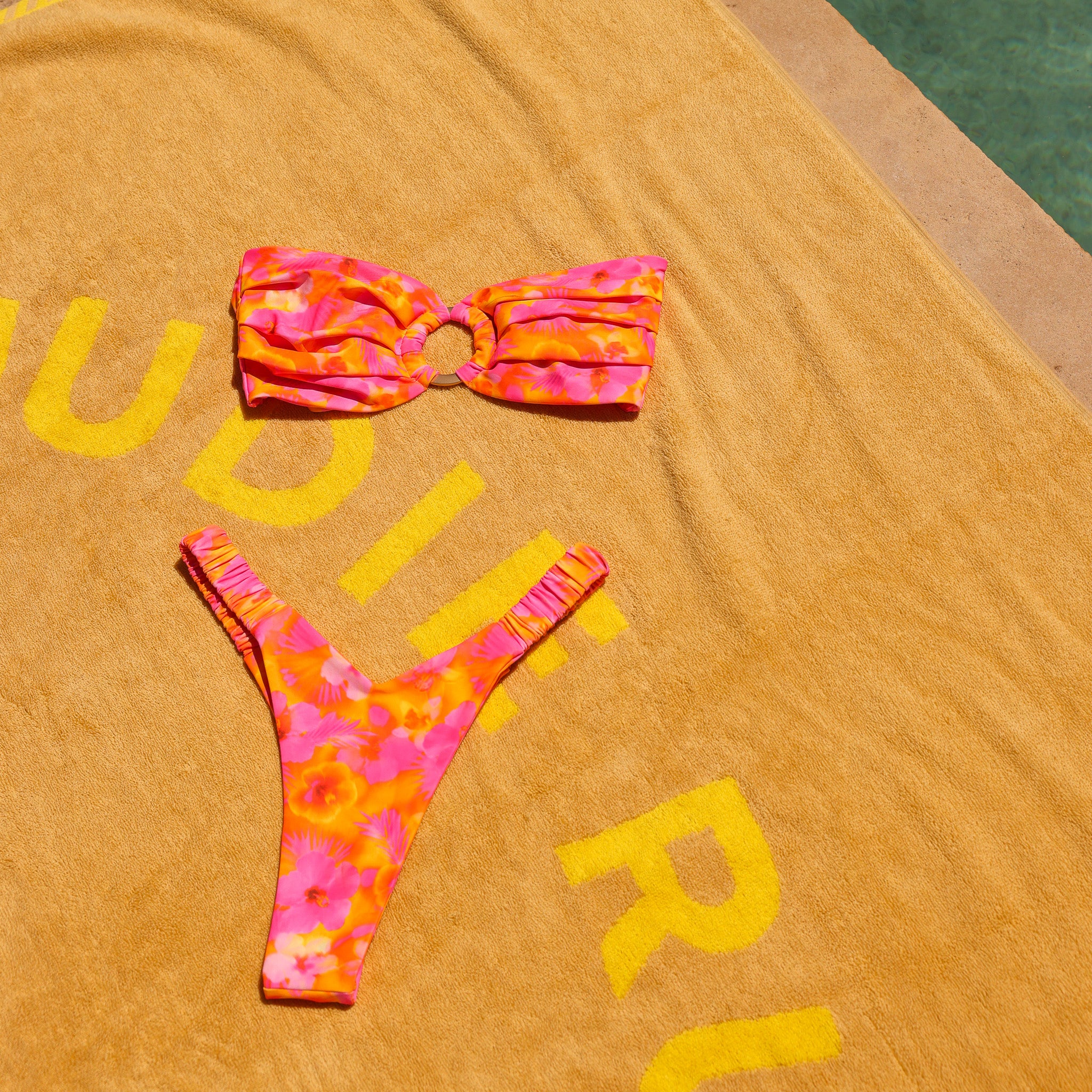Strapless Bandeau Bikini Top - Honey Baby - Image 9