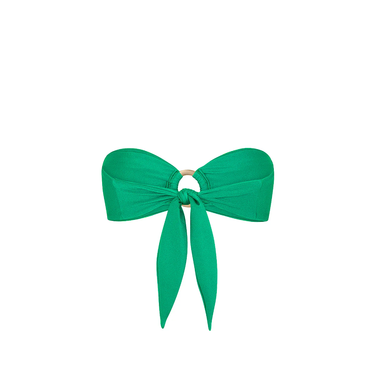 Strapless Bandeau Bikini Top - Island Lush - Image 11