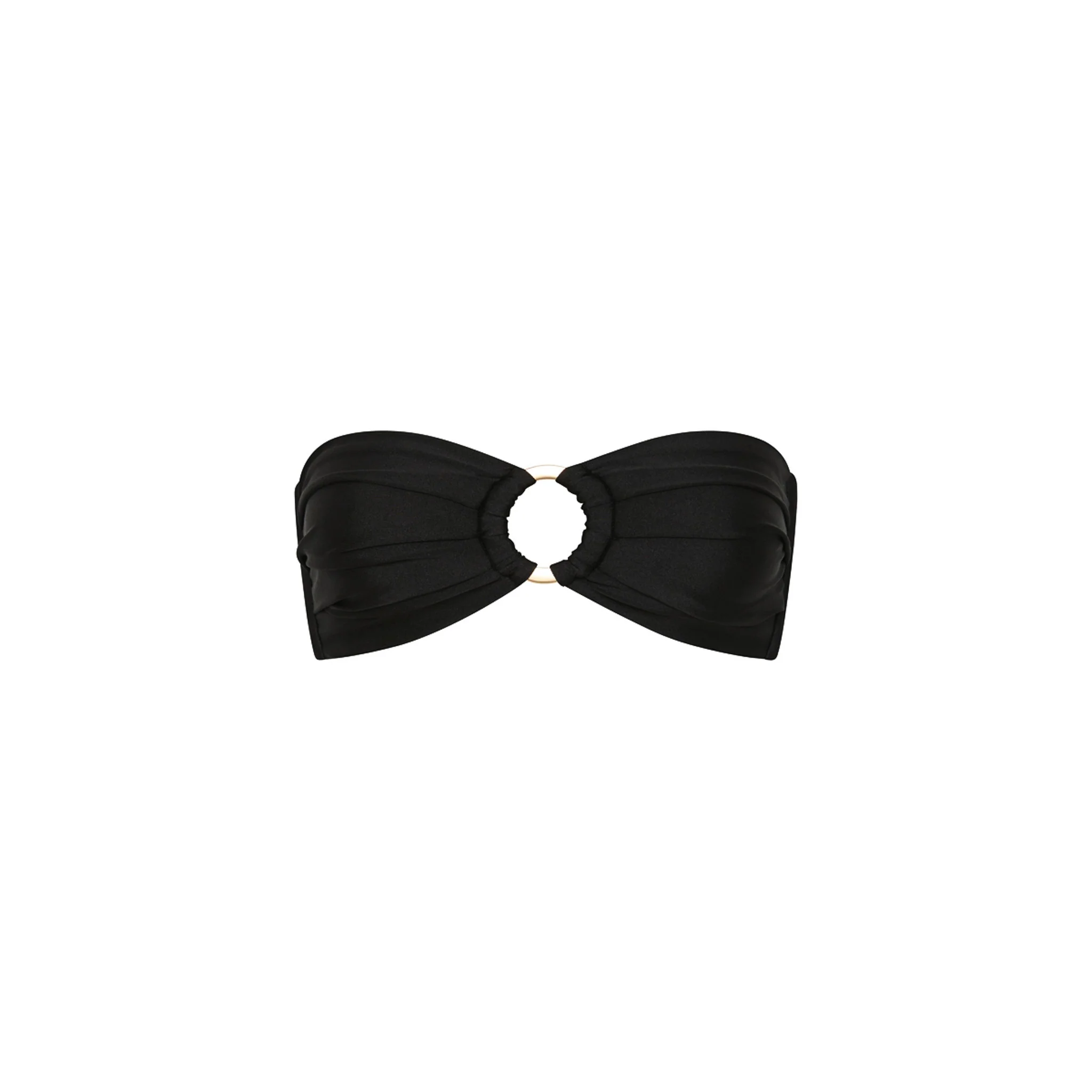 Strapless Bandeau Bikini Top - Twilight Black