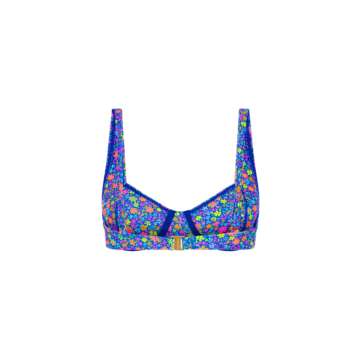 Underwire Bralette Bikini Top - Electric Bloom - Image 10
