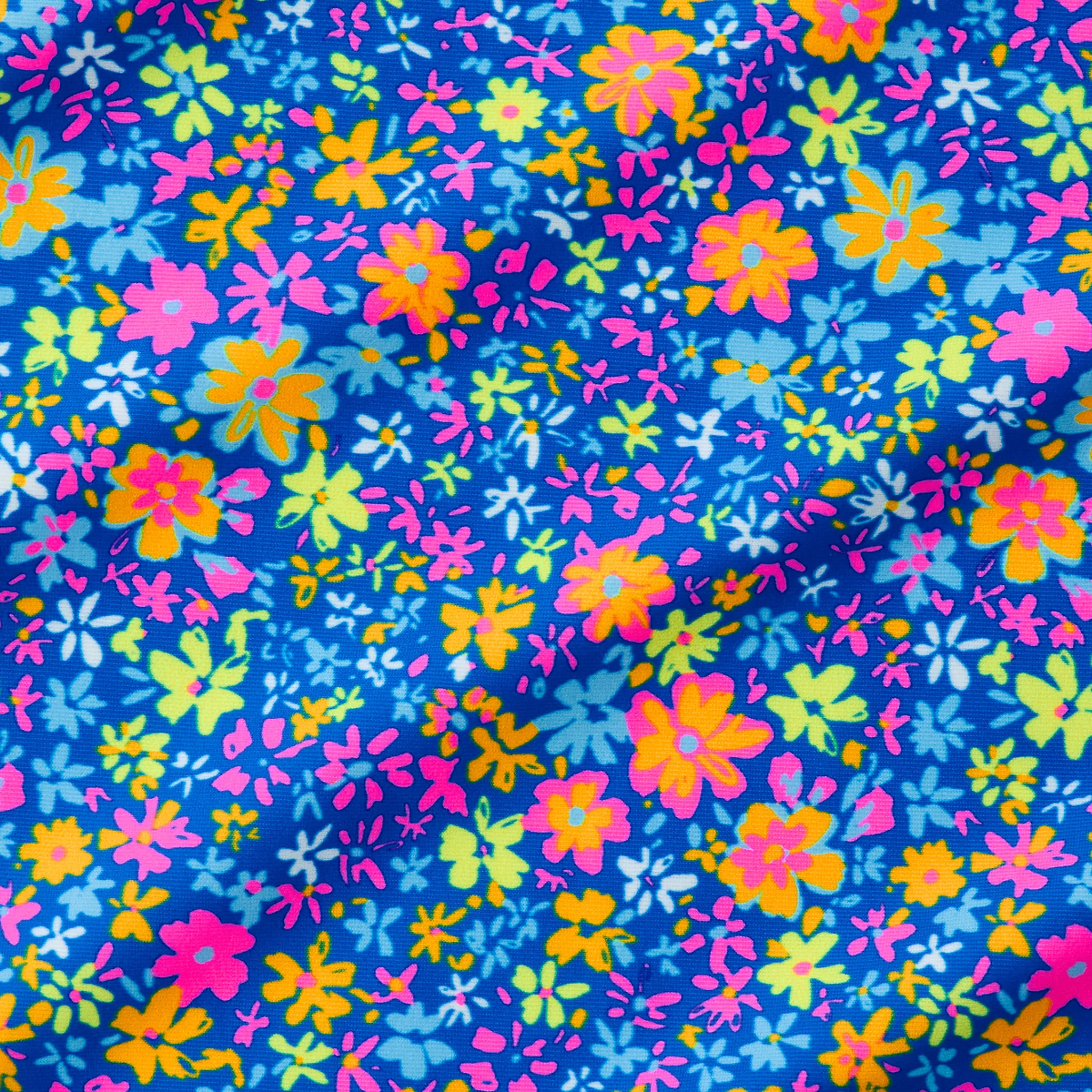 Minimal Full Coverage Bikini Bottom - Electric Bloom - Image 9